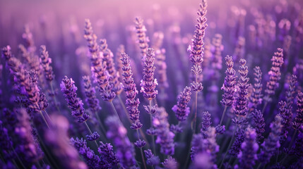 A vibrant field of lavender in full bloom, providing a visually stunning and calming background for your website