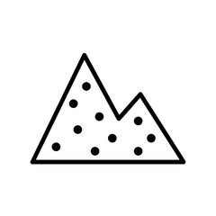 mountain line icon