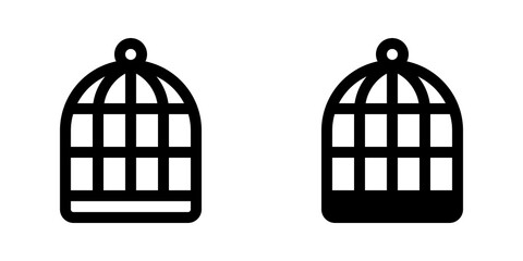 Editable bird cage vector icon. Veterinary, animal, pet care, pet shop. Part of a big icon set family. Perfect for business, web and app interfaces, presentations, infographics, etc