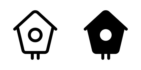 Editable bird house vector icon. Veterinary, animal, pet care, pet shop. Part of a big icon set family. Perfect for business, web and app interfaces, presentations, infographics, etc