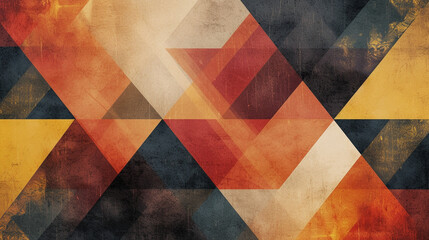 A geometric pattern with warm earthy tones, providing a stylish and modern background for a contemporary website
