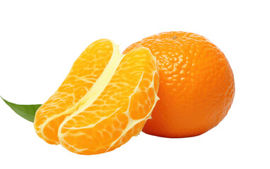 orange mandarin peel fruit on white or PNG transparent background.
