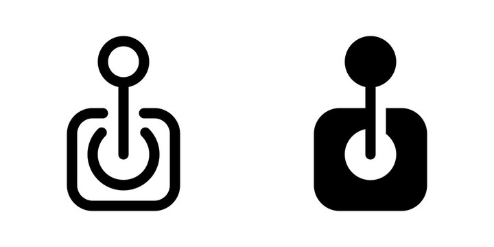 Editable joystick, arcade, game controller vector icon. Video game, game elements. Part of a big icon set family. Perfect for web and app interfaces, presentations, infographics, etc