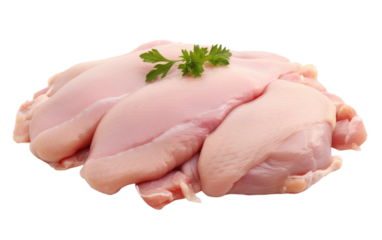 chicken for cooking purpose on white or PNG transparent background.