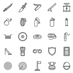 Veteran Icon in Line Style Perfect for Presentation and any Purpose