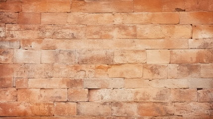 Brick wall background, muddy colors grunge texture or pattern for design, wallpaper. Generative ai