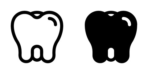 Editable molar, premolar, tooth vector icon. Dentistry, healthcare, medical. Part of a big icon set family. Perfect for web and app interfaces, presentations, infographics, etc