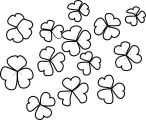 Fototapeta premium Shamrock Leaf