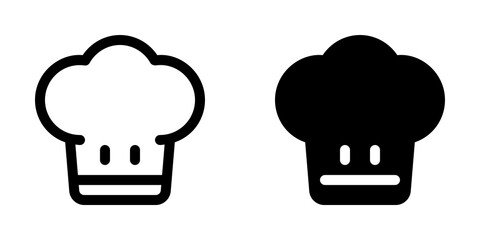 Editable chef's hat vector icon. Food, restaurant. Part of a big icon set family. Perfect for web and app interfaces, presentations, infographics, etc