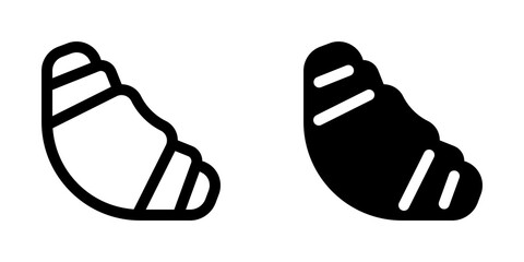Editable croissant vector icon. Bakery, coffee shop, restaurant, drink, beverages. Part of a big icon set family. Perfect for web and app interfaces, presentations, infographics, etc