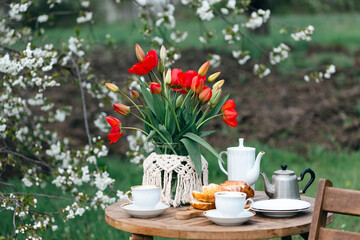 garden and tea party