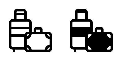 Editable baggage, luggage, suitcase vector icon. Part of a big icon set family. Perfect for web and app interfaces, presentations, infographics, etc