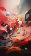 Colorful aesthetic abstract design wallpaper background