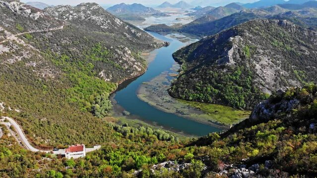 lake in the mountains montenegro