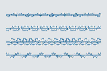 Divider Ornament Frame with line and shape