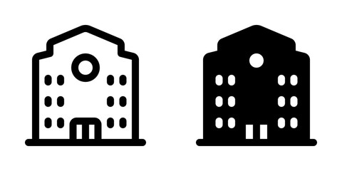 Editable college, school, campus vector icon. Part of a big icon set family. Perfect for web and app interfaces, presentations, infographics, etc