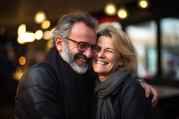 Couple of 50-year-old lovers