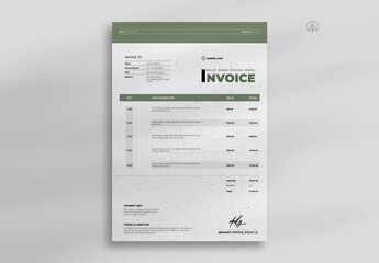 Invoice Flyer Template