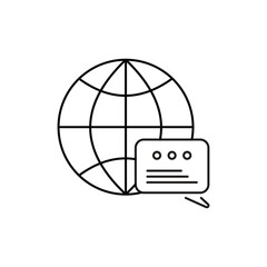 Speaking icon set. Communication icons collection. Containing discussion, speech bubble, talking and consultation. Speak icons Pixel perfect. Mobile, message, support, ....