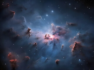 Fototapeta na wymiar stars with Deep space nebulae 