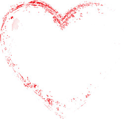 Glitch distorted heart shape . Minimal art design . Noise destroyed heart logo . Trendy defect error shapes . Glitched frame .Broken effect . Grunge texture . Distress effect .vector