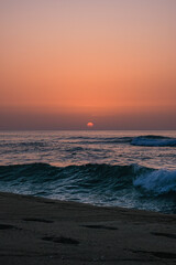 Sunset at the beach