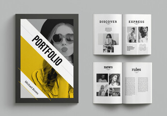Portfolio Magazine Design Layout