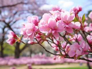 pink cherry blossom