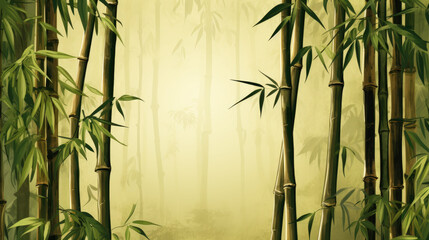 Fototapeta na wymiar Green color dirty texture bamboo wallpaper