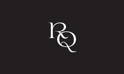  RQ, QR, R, Q Abstract Letters Logo Monogram