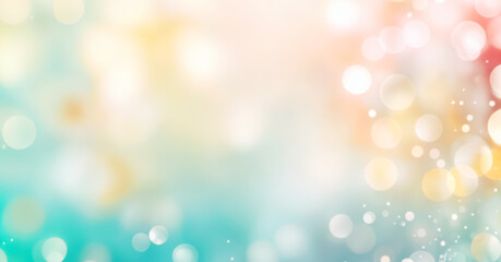 Abstract blur bokeh banner background