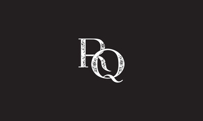 RQ, QR, R, Q Abstract Letters Logo Monogram