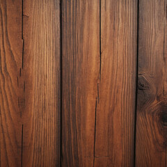 close up of wall made of dark brown color wooden planks texture