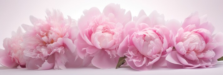 seamless background with colorful peonies - obrazy, fototapety, plakaty