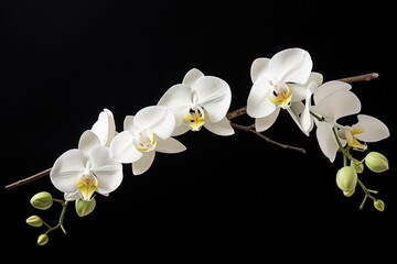 colorful white orchid flower background