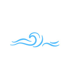 Wave Sea Doodle Icon