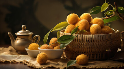 Obraz na płótnie Canvas longan fruit