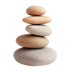 Fototapeta premium Neatly Stacked Rocks on Top of Each Other