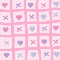 Vector seamless love pattern design
