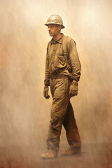 Obraz premium Man worker