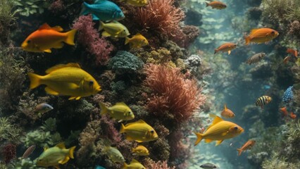 Obraz premium fish in the reef