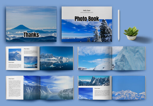 Photo Book Template Layout