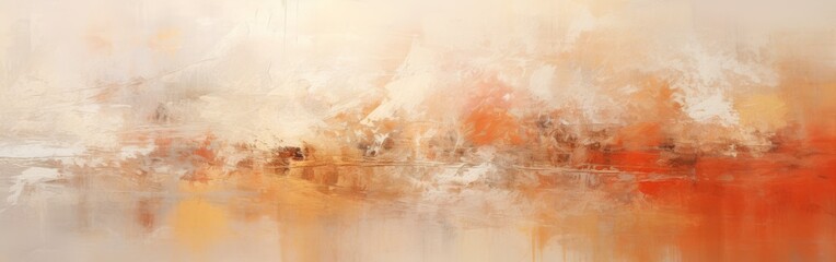 Fototapeta premium Abstract interior painting in yellow tones. Beautiful calming autumn nature. Suitable for home and office