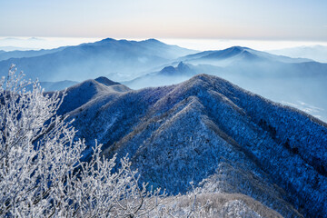 Scenic view of Hallasan Mountain against sky