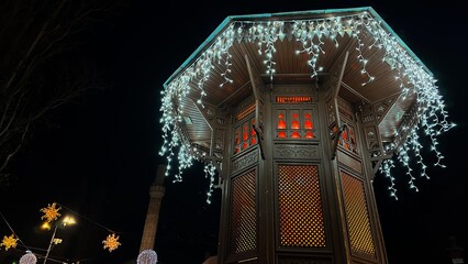 Charming Sebilj Bascarsija Welcomes the New Year with Frosty Elegance