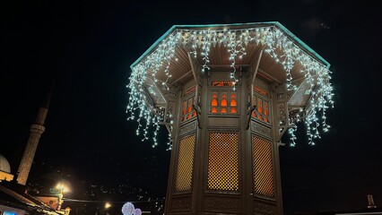 Charming Sebilj Bascarsija Welcomes the New Year with Frosty Elegance