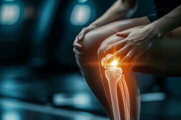 Joint and knee pain augmented reality render vfx