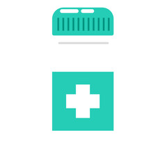 Obraz premium medical medicine bottle illustration