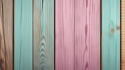 wood background or texture with planks pastel colored