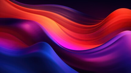 abstract background with colorful waves